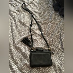 Small black wallet size bag